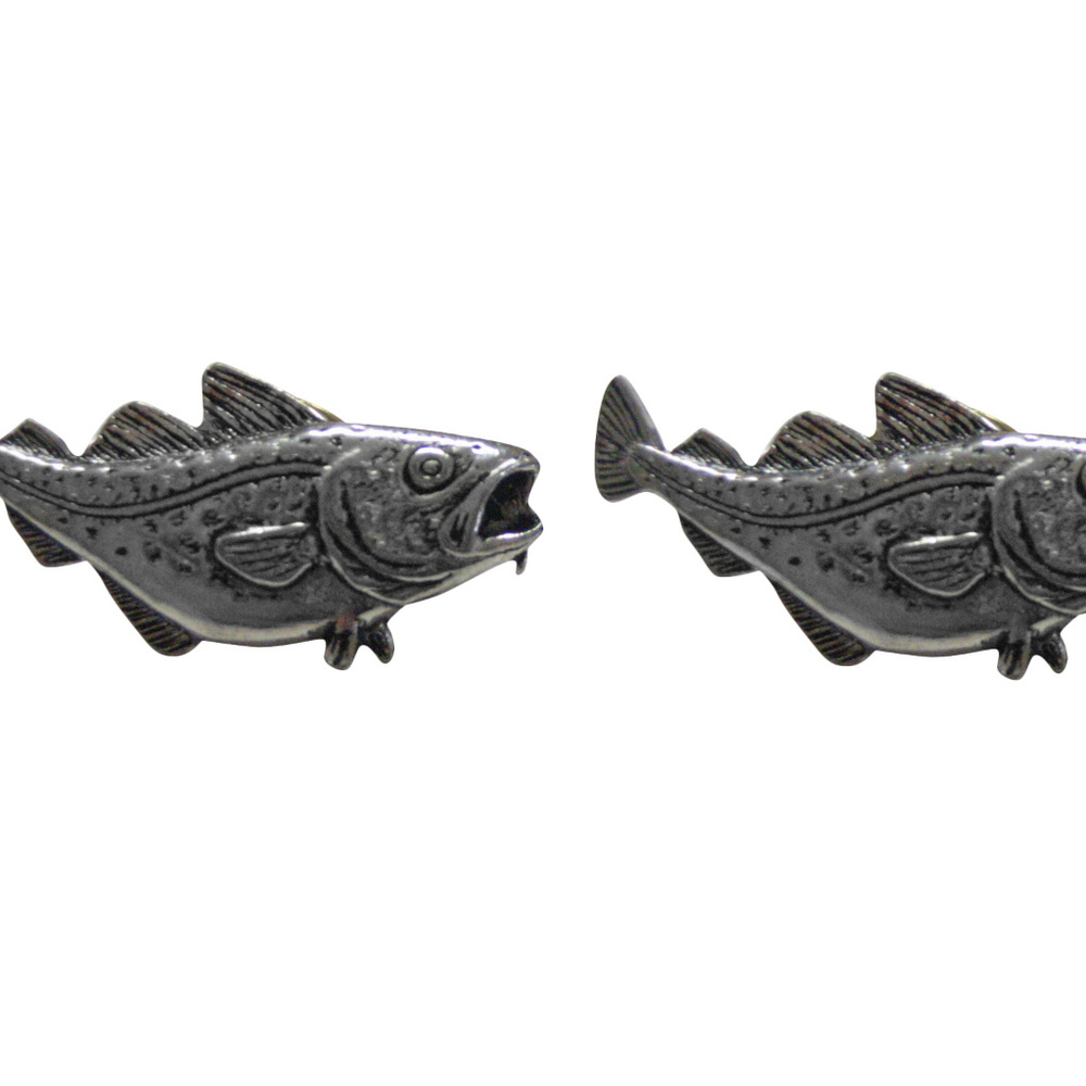 Cod Fish Cufflinks - image 1